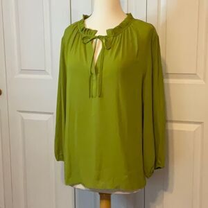 Counterparts Apple Green Top Blouse Large New‎